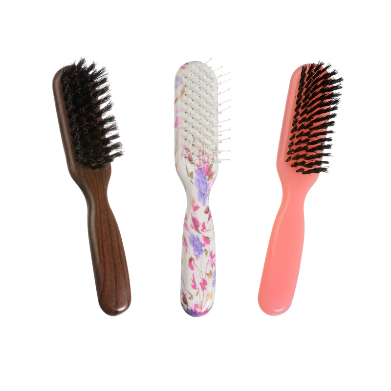 Cepillo de pelo h&uacute;medo de color personalizado con varias cerdas