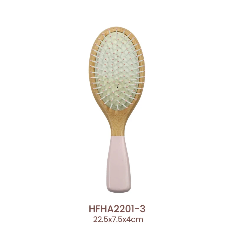 Cepillo de pelo de madera de paleta de pintura especial OEM, estilos variados de pasador, formas rec