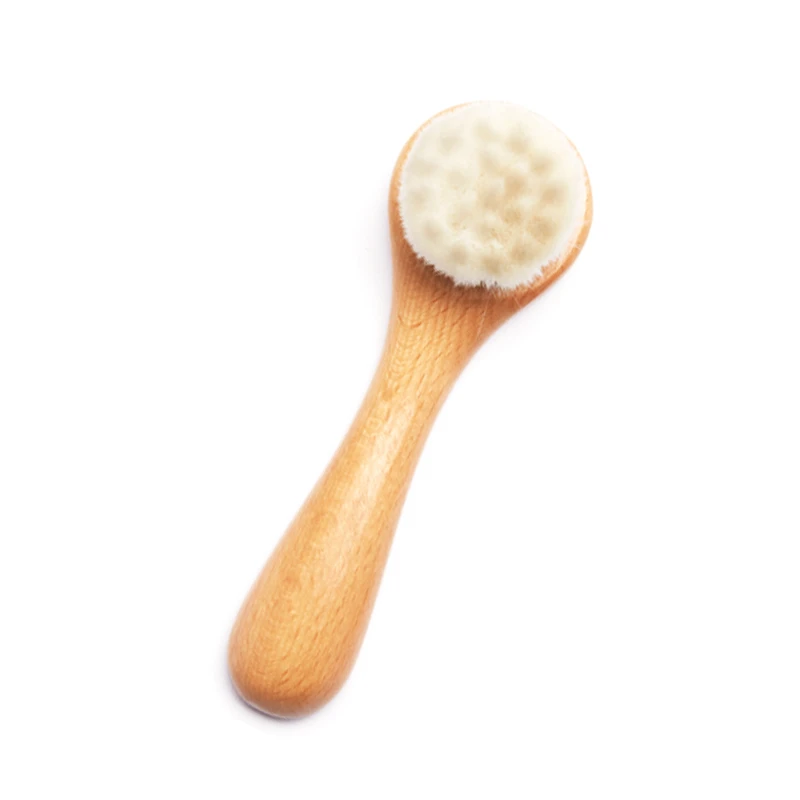 Cepillo facial con mango curvo Limpieza y masaje