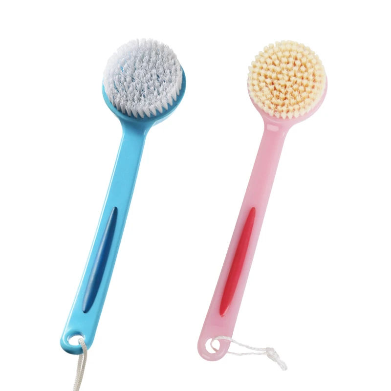 Cepillo de ba&ntilde;o de pl&aacute;stico con mango largo antideslizante