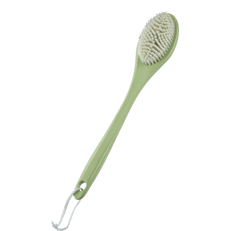 Cepillo de pl&aacute;stico de mango largo de uso diario para ducha