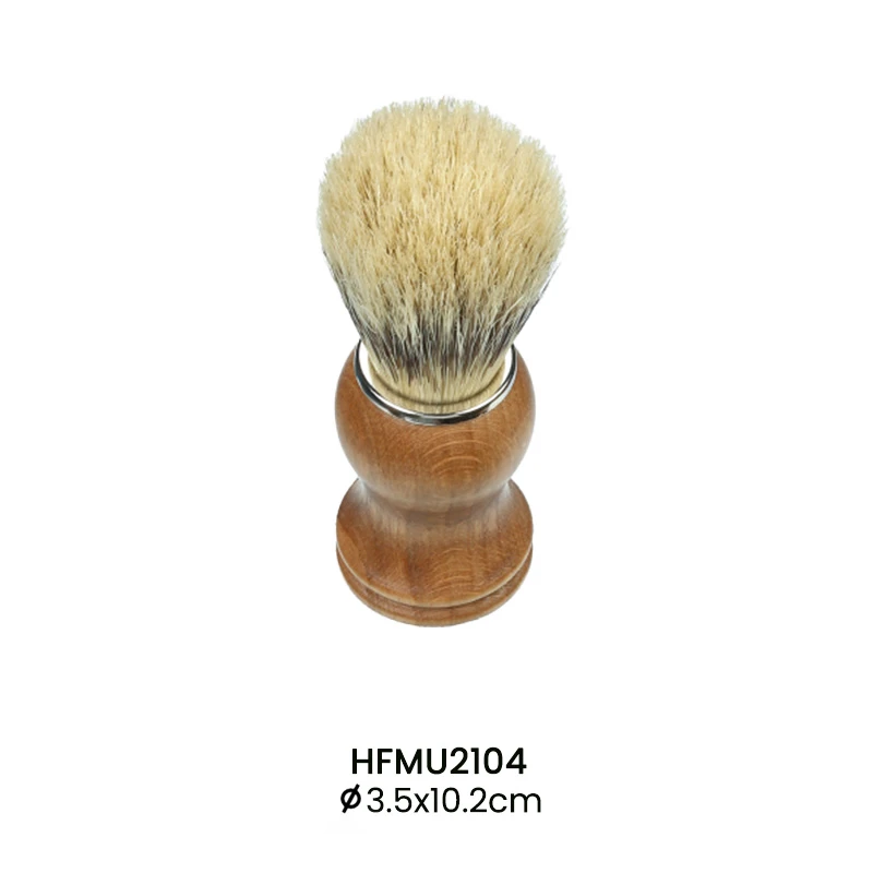 Juego de brochas para hombres de 4 piezas: brocha de afeitar, brocha de cerdas para barba en dos tam