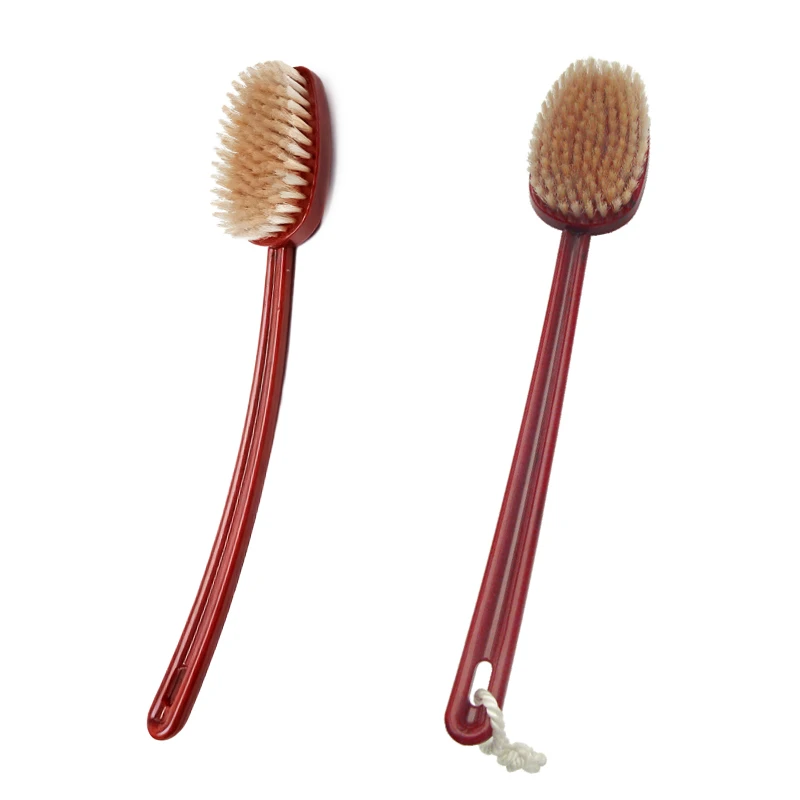 Cepillo corporal de pl&aacute;stico con mango ergon&oacute;mico