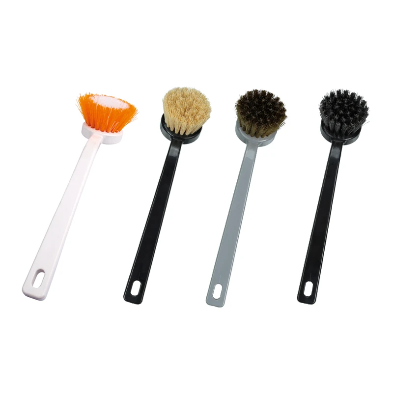 Juego de cepillos de limpieza de platos de cocina de pl&aacute;stico colorido