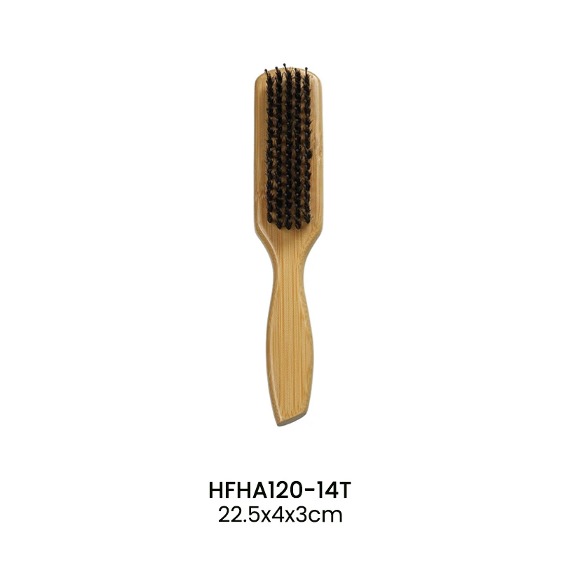 Cepillo para el cabello de bamb&uacute; con certificaci&oacute;n FSC, alfileres de nailon y cerdas de jabal&iacute;