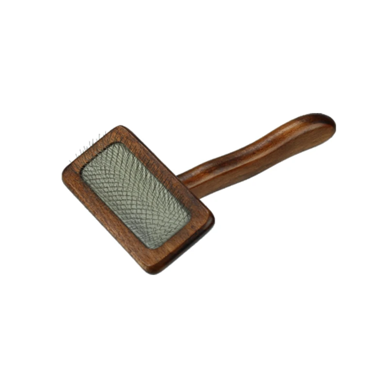 Cepillo para perros y gatos de madera 100% natural para mudarse