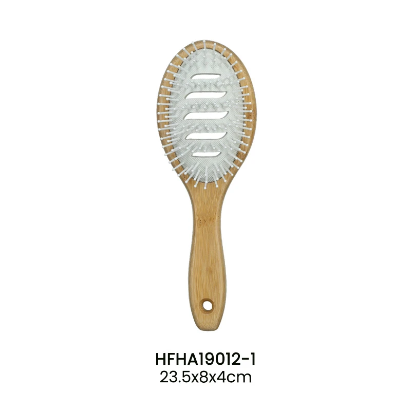 Cepillo de pelo de ventilaci&oacute;n de bamb&uacute; personalizado