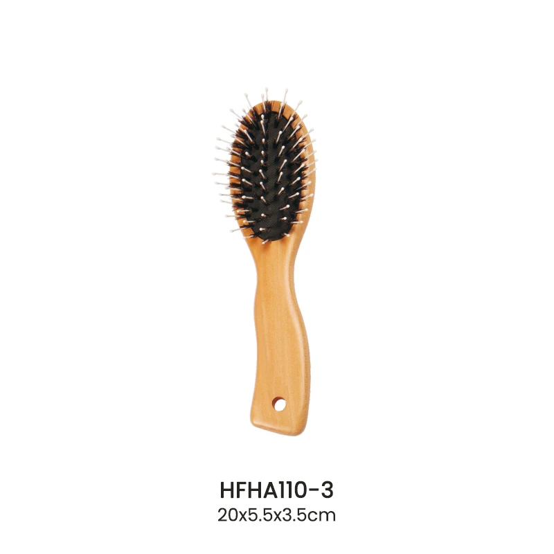 Cepillo de pelo de madera de cerdas mixtas para el comercio al por mayor