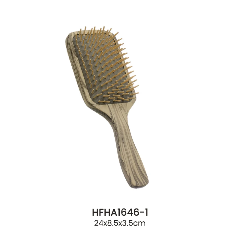 Cepillo de pelo para masaje con pintura de colores de cerdas mixtas para venta al por mayor