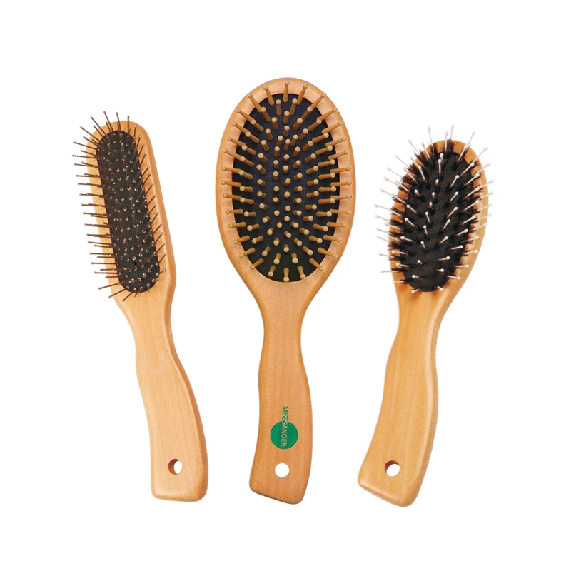 Cepillo de pelo de madera de cerdas mixtas para el comercio al por mayor