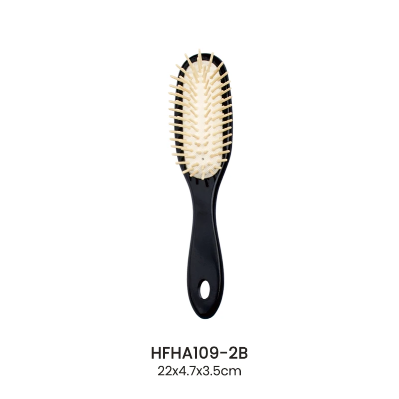 Cepillo de pelo con alfiler de madera Schima Superba con paleta de cuero cabelludo
