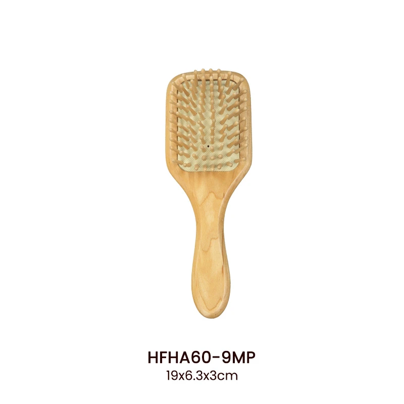 Juego personalizado de cepillos con paletas de madera de arce de varios tama&ntilde;os