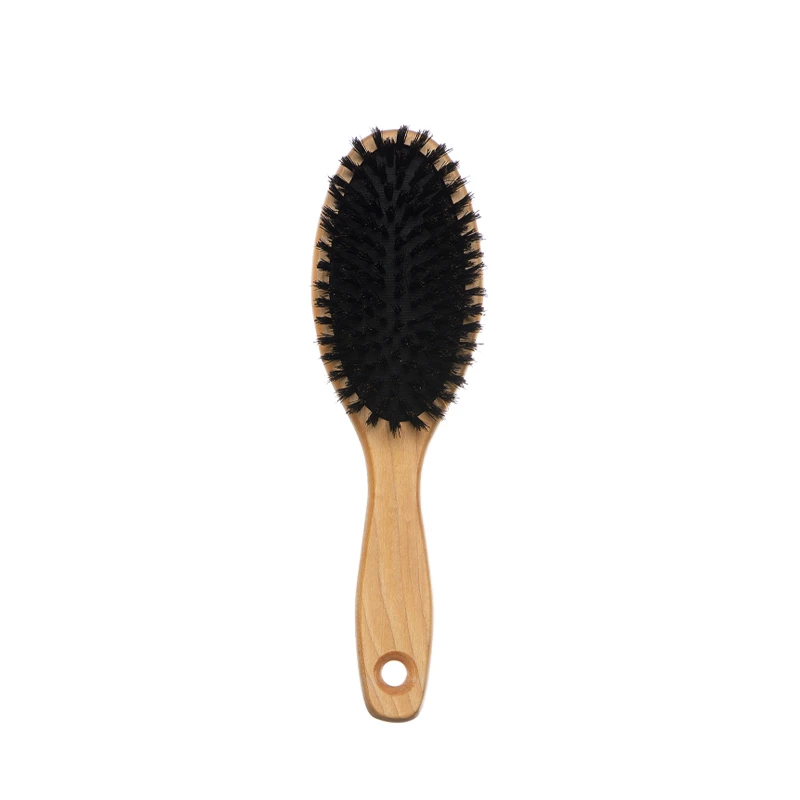 Cepillo de pelo con cerdas de jabal&iacute; de madera de arce al por mayor
