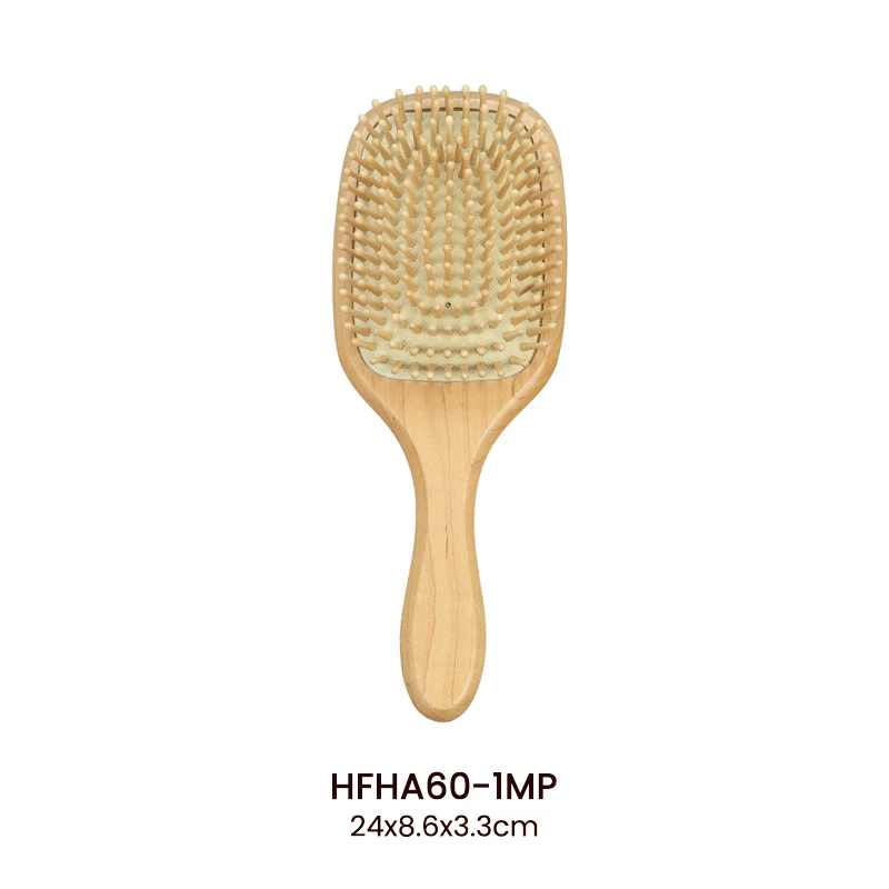 Juego personalizado de cepillos con paletas de madera de arce de varios tama&ntilde;os