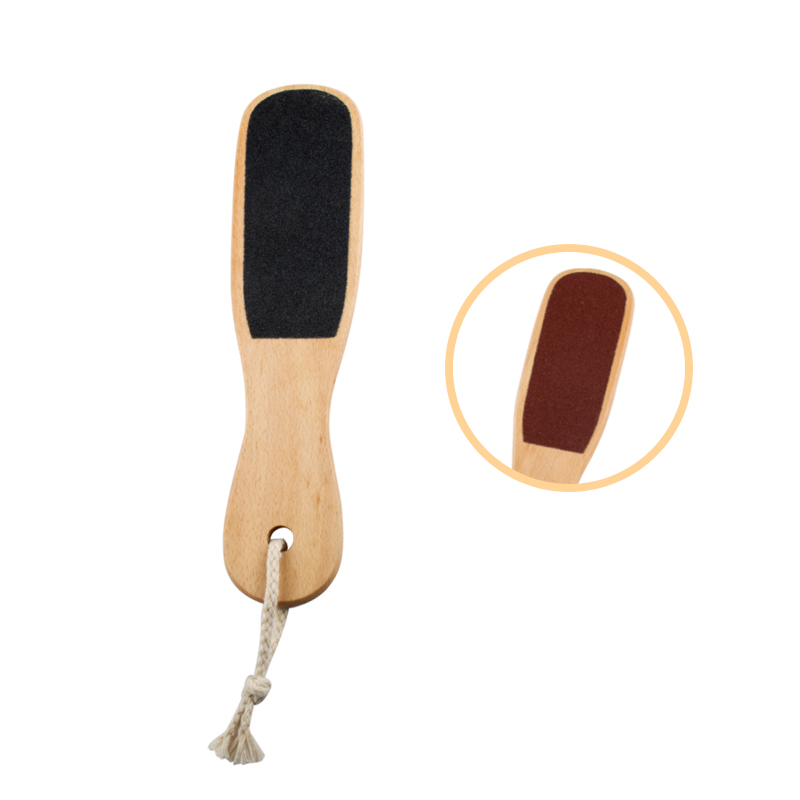 Quitacallos para pies de madera de doble grano