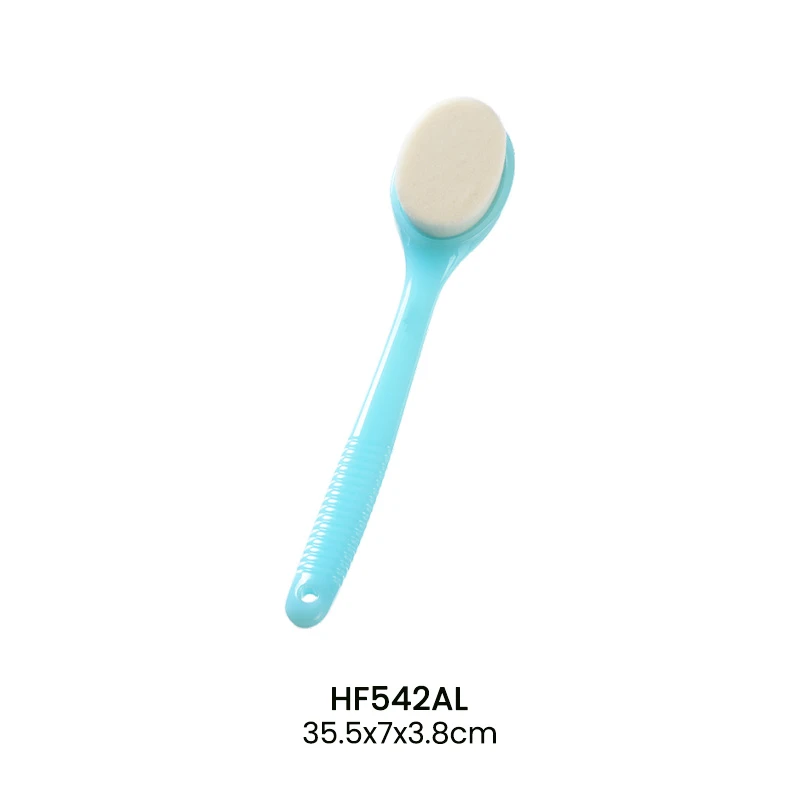 Cepillo de ba&ntilde;o de pl&aacute;stico de color personalizado con cerdas variables